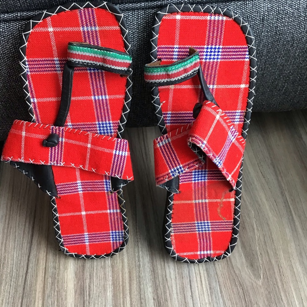Kenyan Maasai Sandals handmade